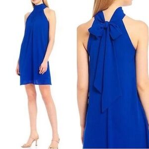 Belle Badgley Mischka Blue Shift Dress